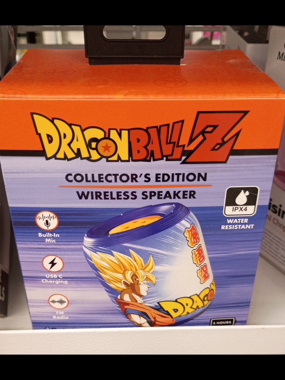Dragon Ball Z Collector's Edition Wireless Speaker - Blue/Orange